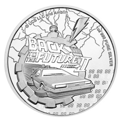 2021 1oz Silver Coin - BACK TO THE FUTURE - Click Image to Close